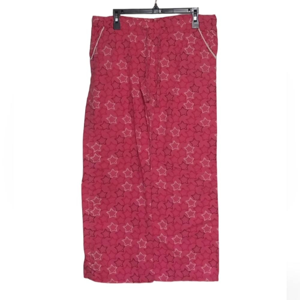OLD NAVY star pink pajama bottoms size medium